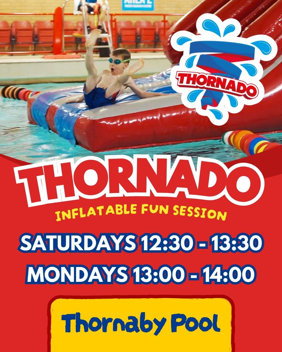 TeesActive's tweet image. ☀️💦Dive, splash, and bounce into the Summer holidays with our upcoming inflatable fun sessions!

Sessions at Thornaby Pool📍IB Leisure📍Billingham Forum📍Check out session times &amp;amp; our full activity programme for the summer ☀️👉 teesactive.co.uk/holiday-activi…