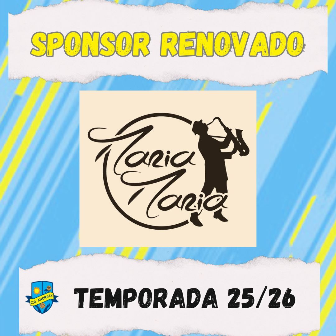 🌟 ¡MARIA MARIA RENUEVA SU COMPROMISO! 🍽️
Estamos emocionados de anunciar que <a href="/mariamaria/">maria maria</a>.portandratx seguirá acompañando a nuestro Club esta temporada.
¿Qué tal brindar por los triunfos del equipo?
"Después del sudor en la pista... ¡el mejor plan en Maria Maria!"
#cbandratx1985