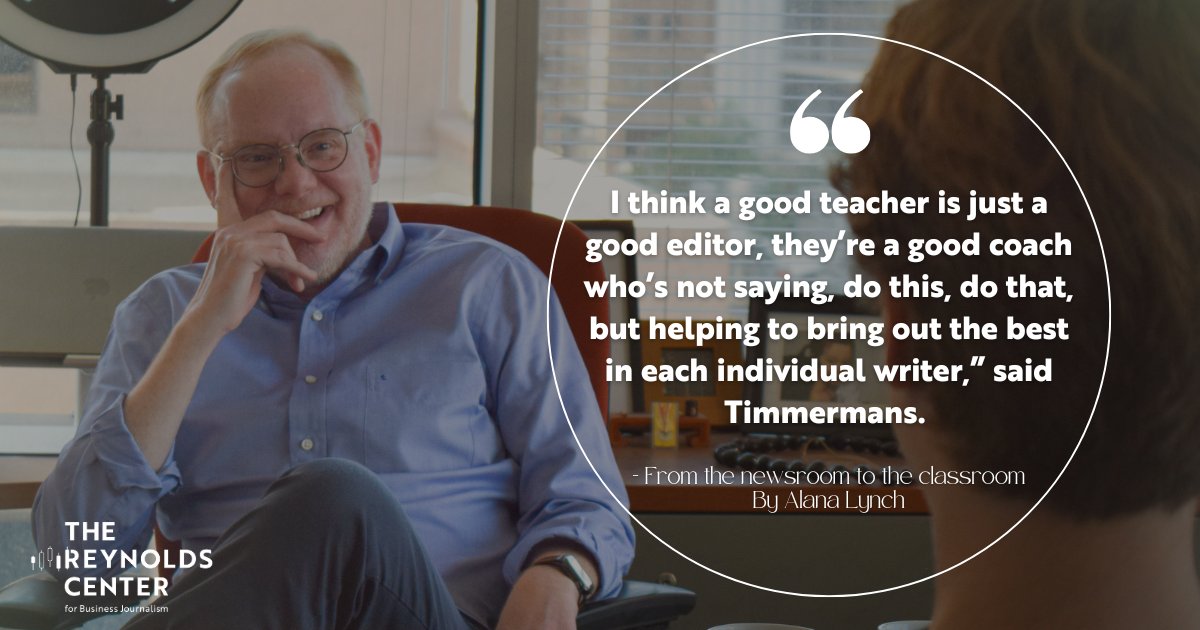 BizJournalism's tweet image. From international newsrooms to the university classroom, Dr. Jeffrey Timmermans has built a career rooted in storytelling, mentorship & impact.
In this profile by Alana Lynch, Dr. Timmermans reflects on his career and shares his advice for journalists.
businessjournalism.org/2025/07/timmer…