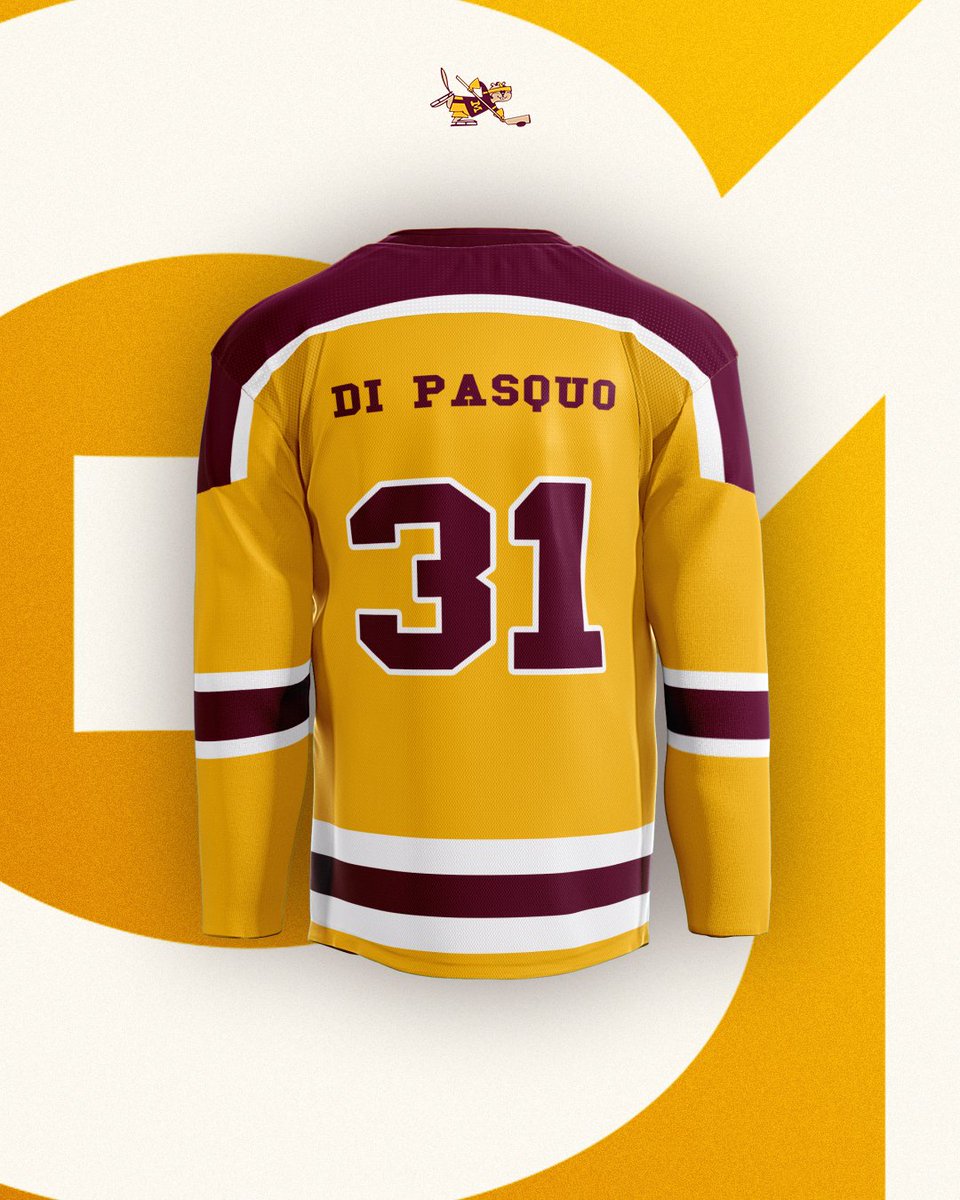 GopherHockey's tweet image. ℕ𝕖𝕨 ℕ𝕦𝕞𝕓𝕖𝕣 🔢
Goaltender @Luca_DiPasquo29 will wear No. 31 this season for the Maroon & Gold.
He will be the 11th Gopher to wear that number and the first since Liam Souliere (2024-25).