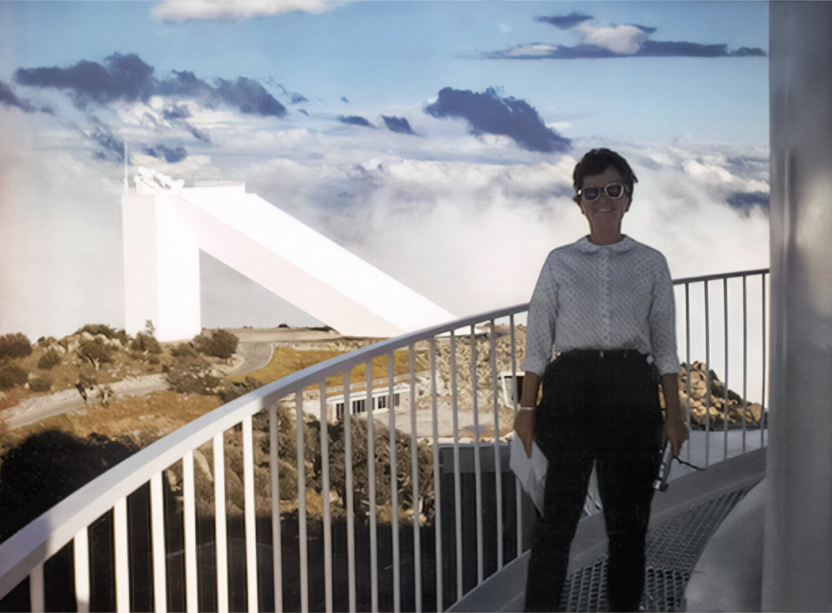 NOIRLabAstro's tweet image. She doesn’t know it yet, but… she will one day be the namesake for the most powerful survey observatory in the world. Happy Birthday Vera Rubin! The NSF–DOE @VRubinObs will continue her legacy. 🔭
📷: Carnegie Institution for Science
📷: NOIRLab/NSF/AURA