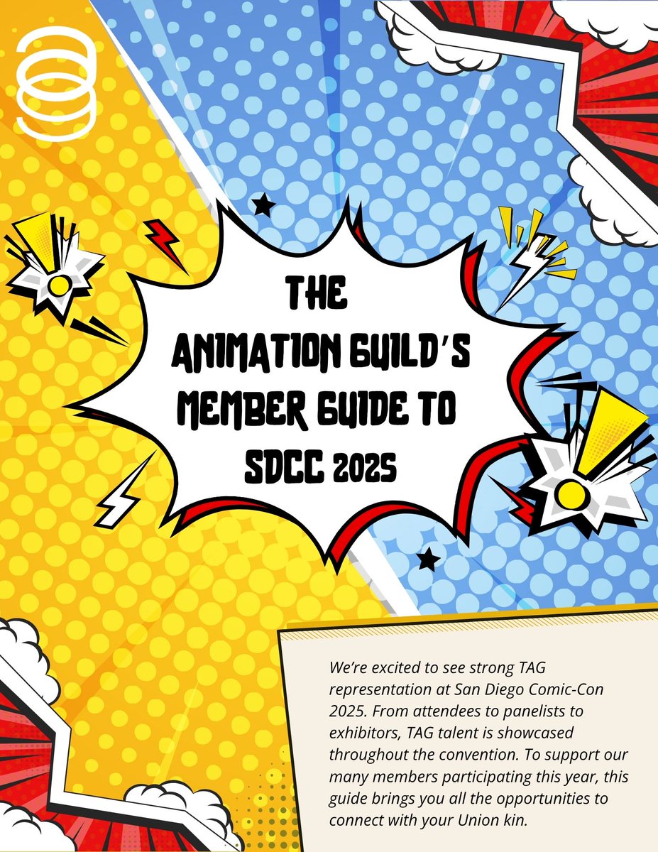 animationguild's tweet image. Heading to SDCC this weekend? Check out our TAG Member Guide to SDCC 2025, and see whose going! Check out the link for more information about the booths, panels and events planned! tinyurl.com/TAGatSDCC
