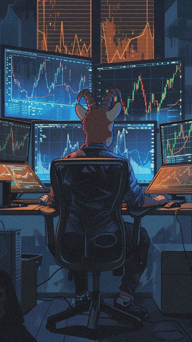 The market’s wild, but the GOAT stays cool 🧠

🐐