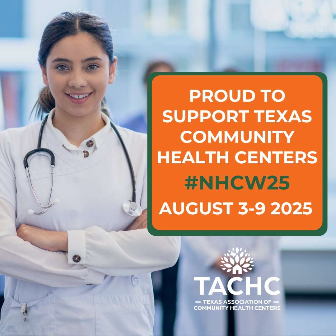 TexasCHCs's tweet image. 🌟 As we count down to National Health Center Week 2025 (#NHCW25), we’re celebrating the legacy and impact of Community Health Centers (CHCs)—especially right here in Texas!
From primary care to pharmacy services and dental care, to behavioral health, Texas CHCs provide…