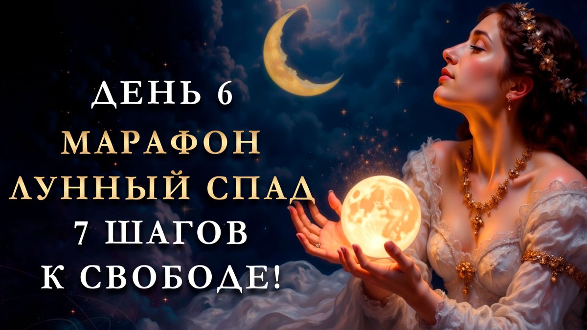 ⚡️ Марафон "Лунный Спад" — День 6 в эфире! ⚡️

💫 Не пропусти ключевой день для освобождения от лишнего и привлечения желаемого! ✨

🔥 Включайся сейчас — мы ждём тебя! 🔮
▶️ youtube.com/watch?v=WuMcUL…