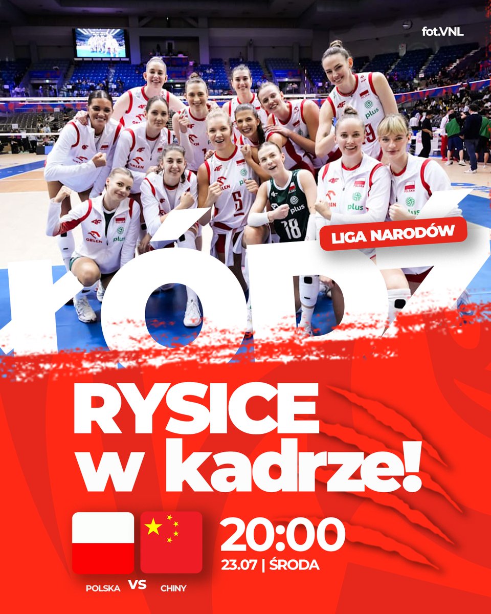 KSDevelopres's tweet image. Nasze Rysice gotowe do walki o PÓŁFINAŁ VNL 2025 🏆
Włącz transmisję i kibicuj naszym dziewczynom 💪
Razem po zwycięstwo ❤️🤍
____
#Polska #VNL2025 #Volleyball