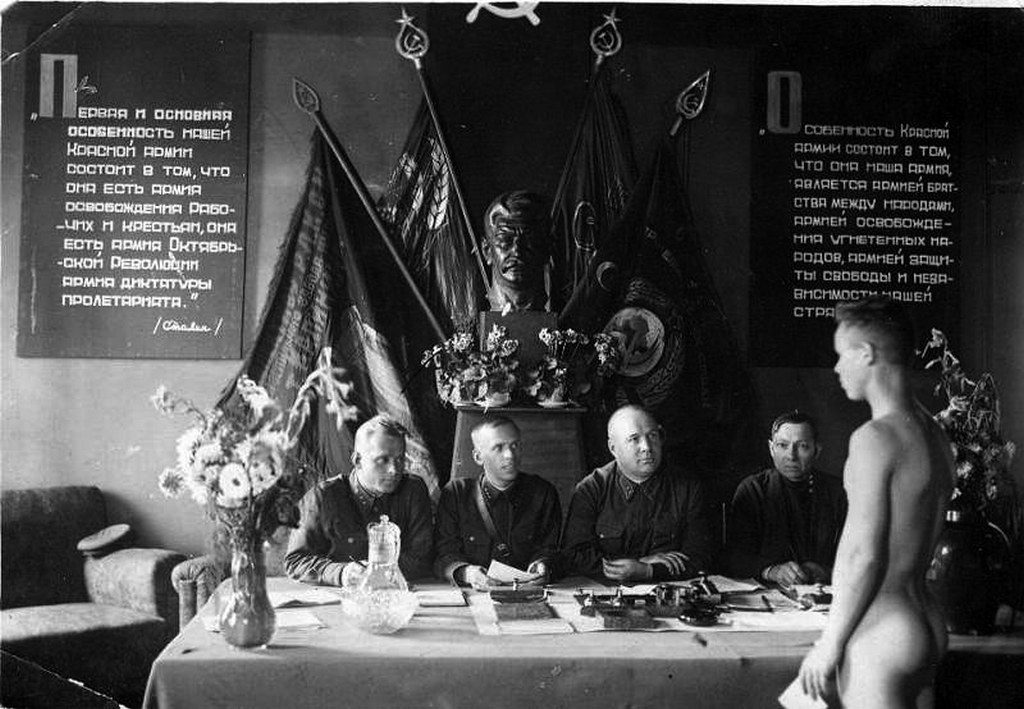 vintagestuff4's tweet image. The Conscription Committee of the Soviet Red Army
c. 1930's