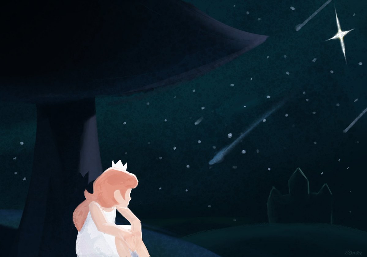 HomarTSimpleton's tweet image. Stargazing 

#mario #Rosalina #art