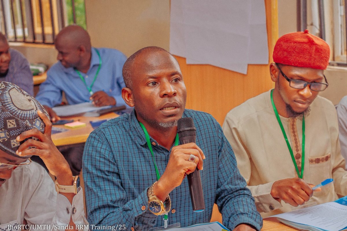 usmood's tweet photo. It is nice to know that you are doing the right thing. Today at the Biorisk management training sponsored by Sandia National Laboratory and the BioRTC, we are brainstorming and being trained on how to deal with biosafety and biosecurity. Thanks to @BioRTCNig and @SandiaLabs https://t.co/7Ug15DwWdh
