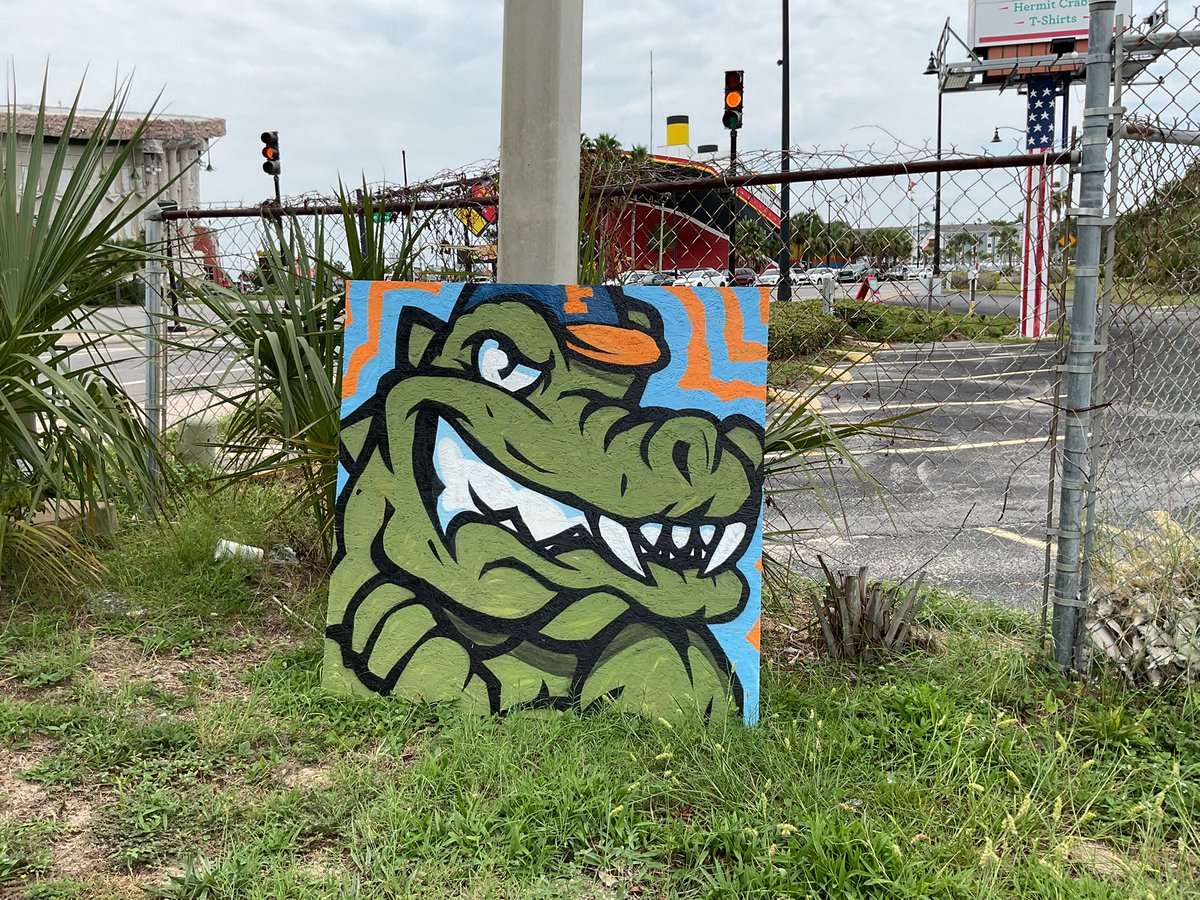 🆓 🍊 🐊  painting in Panama City Beach Florida (next to Purple Haze) 🤮