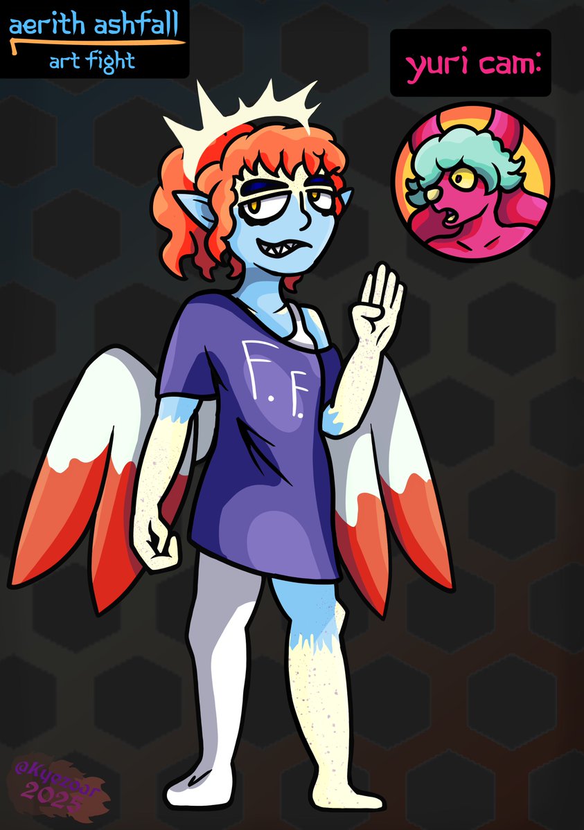 Kyez0ar's tweet image. Another batch of attacks! #art #artfight #artfight2025
Featuring OCs of:
Lasia
DeepFriedCacti
@deterex525
@MasterSaphir