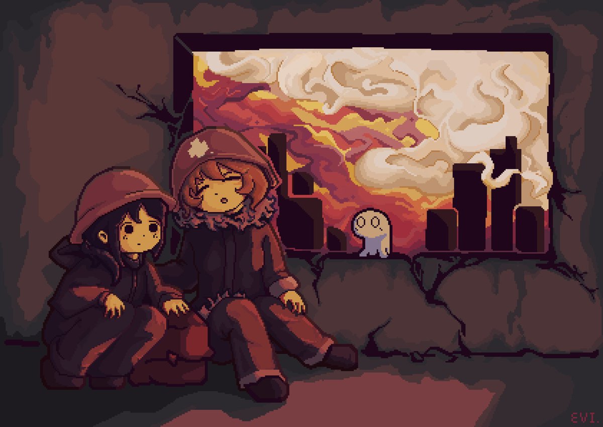 Evigt_404's tweet image. I think if I keep working so hard on painting I'm going to have a heart attack..🥳
#GirlsLastTour #pixelart