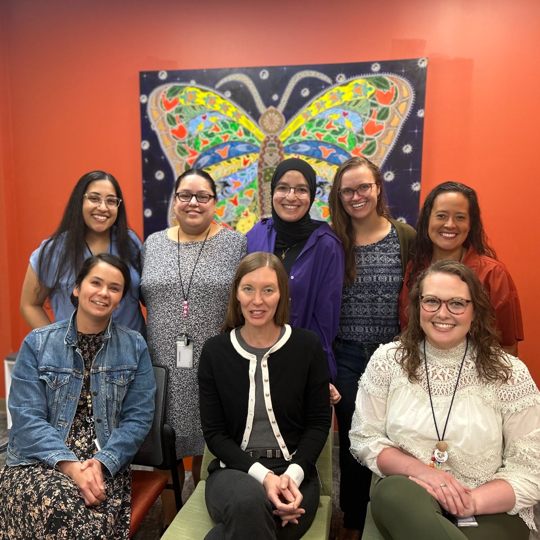 IHB_Minneapolis's tweet image. Our 2025–2026 Counseling Services Interns are here!
Led by Dr. Luz Angelica Salinas, PsyD, LP | Clinical Training Director & Staff Psychologist
IHB’s mission is to reduce health disparities and uplift urban Native mental health.
#MyIHB #Menandawiwe #MentalHealthTraining