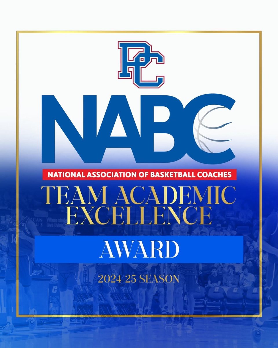 PC Basketball (@bluehosembb) on Twitter photo ๐๐๐๐๐๐๐๐ ๐๐๐๐๐๐๐๐๐๐
The Blue Hose were recognized for all of their hard work in the classroom by earning the <a href="/NABC1927/">NABC</a> Team Academic Excellence Award for the first time in the program's history. ๐๐
๐ฐ - bit.ly/3GYJGOy
#GoBlueHose | #ForEachOther ๐๐๐๐๐๐๐๐ ๐๐๐๐๐๐๐๐๐๐
The Blue Hose were recognized for all of their hard work in the classroom by earning the <a href="/NABC1927/">NABC</a> Team Academic Excellence Award for the first time in the program's history. ๐๐
๐ฐ - bit.ly/3GYJGOy
#GoBlueHose | #ForEachOther