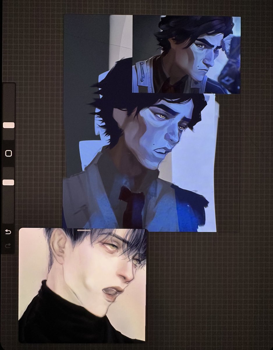 meowrrgan's tweet image. trying to draw more of Viktor and experimenting with colors (there’s something weird with his chin I think it’s too long i’m gonna fix it)