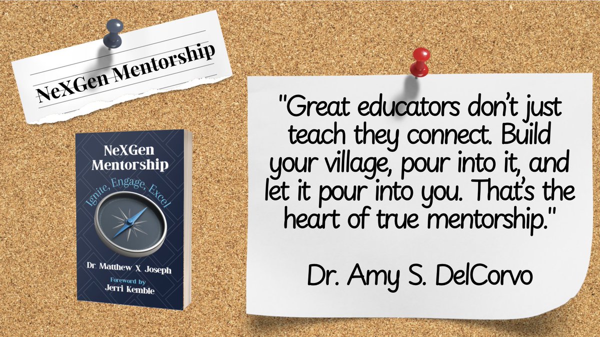 MatthewXJoseph's tweet image. NeXGen Mentorship: Ignite, Engage, Excel
"Great educators don’t just teach they connect. Build your village, pour into it, and let it pour into you. That’s the heart of true mentorship."
@aperrydelcorvo
Learn more at: xfactor.link/mentoring