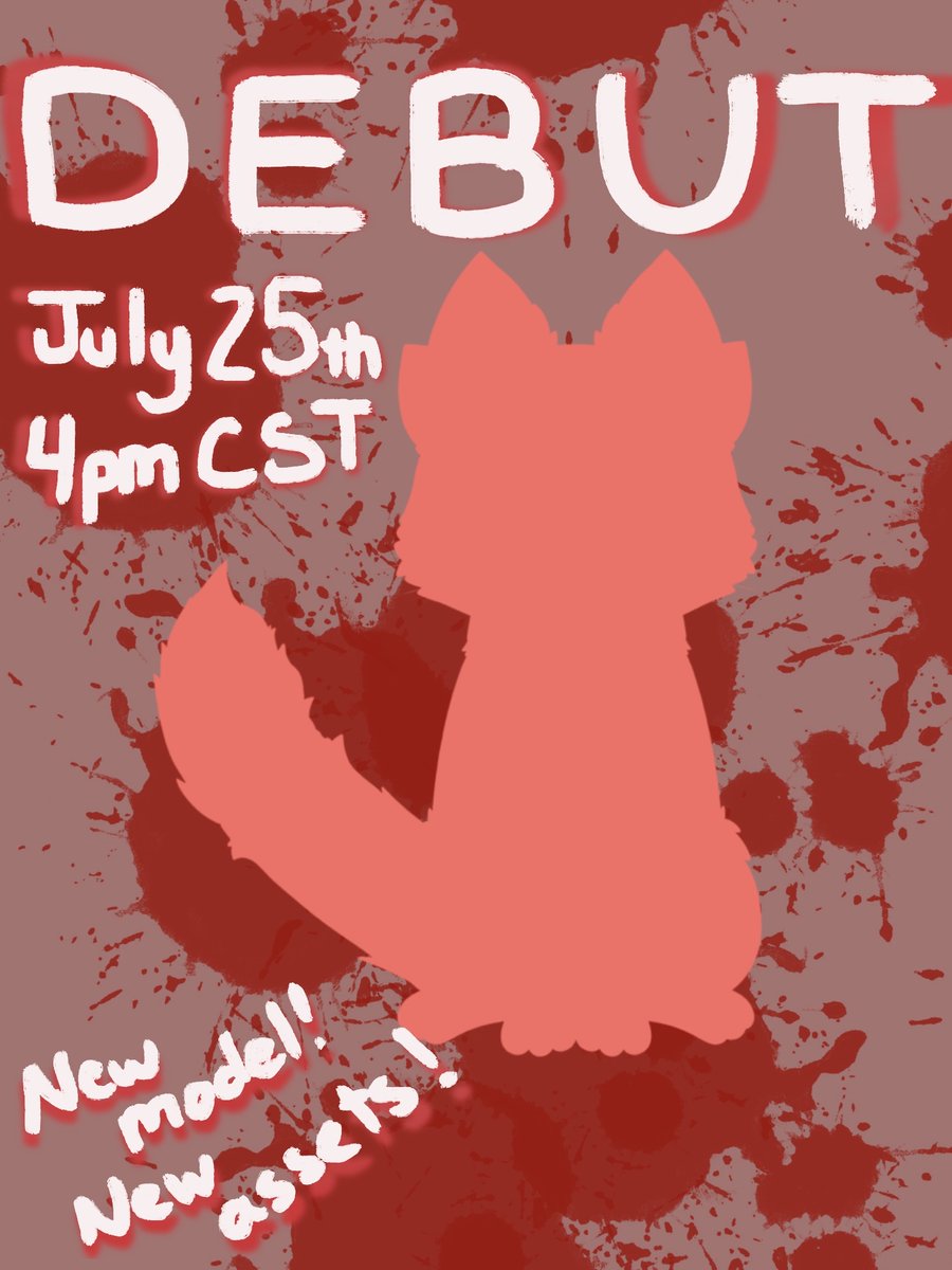 UnluckyCatVT's tweet image. Am I getting annoying yet?
Reminder that debut is in TWO DAYS:O
(oh god I have to finish setting up OBS)

Showcasing the new cat model, but I&apos;ll also show off the Suiika model I customized! I will mainly be streaming as a cat(?) but the catgirl will be a redeem&amp;lt;3