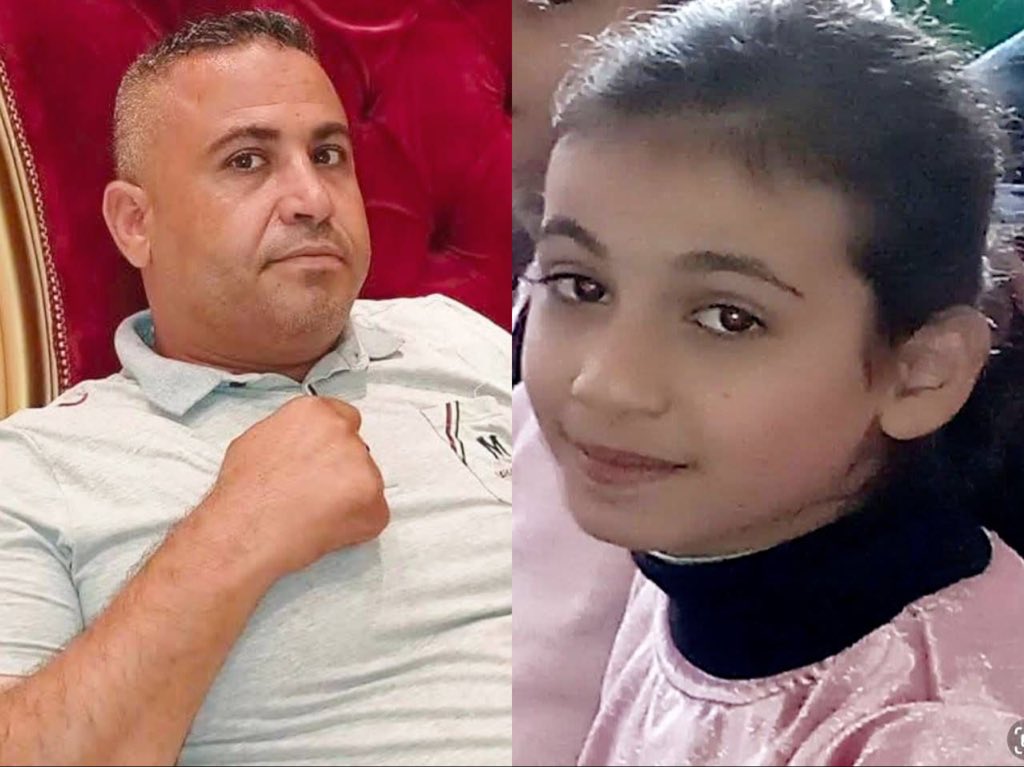 Qadeyah1's tweet image. ارتقاء مهران محمود حسن جحا "أبو عمر" وابنته الطفلة جنى إثر استـهـداف مدينة غزة بالأمس.
