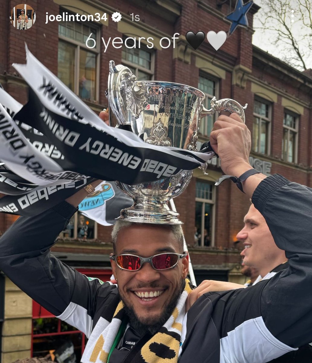 ToonMouthTyne's tweet image. 🇧🇷 7️⃣ Joelinton via Instagram:
"6 years of #NUFC"
"Will always be my 2nd home 🖤🤍"