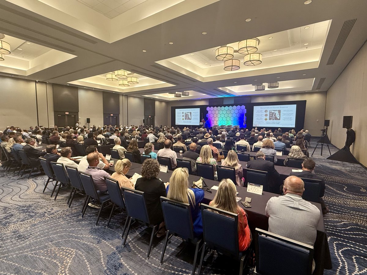 flpublicpower's tweet image. The conference has officially begun! @OUCreliableone GM/CEO & FMEA President Clint Bullock & FMEA Executive Director Amy Zubaly welcomed this year’s attendees to Ponte Vedra Beach. We have a great turnout & can’t wait for the rest of the conference! #FLPublicPower #PublicPower