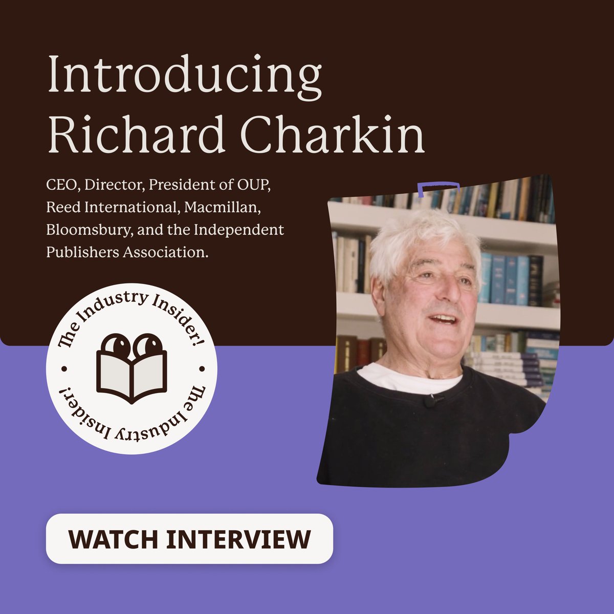 Very few people know publishing like Richard Charkin.

We sat down with this industry titan and Mensch Publishing founder to talk about what’s changed, what hasn’t — and where the industry still needs a shake-up.

Watch the full interview → libraro.link/64m

#OffTheRecord