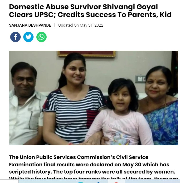 DeepikaBhardwaj's tweet image. THERE WERE 30 CASES GOING ON BETWEEN HUSBAND & WIFE
WHO IS THIS IPS WIFE ?
SHIVANGI GOYAL WHO CLAIMED TO BE SURVIVOR OF DOMESTIC VIOLENCE WHEN SHE CLEARED UPSC BUT WILL HAVE TO NOW APOLOGISE FOR FILING FALSE CASES
Rape, Molestation, SC/ST Act, 498A, Attempt to Murder - she…