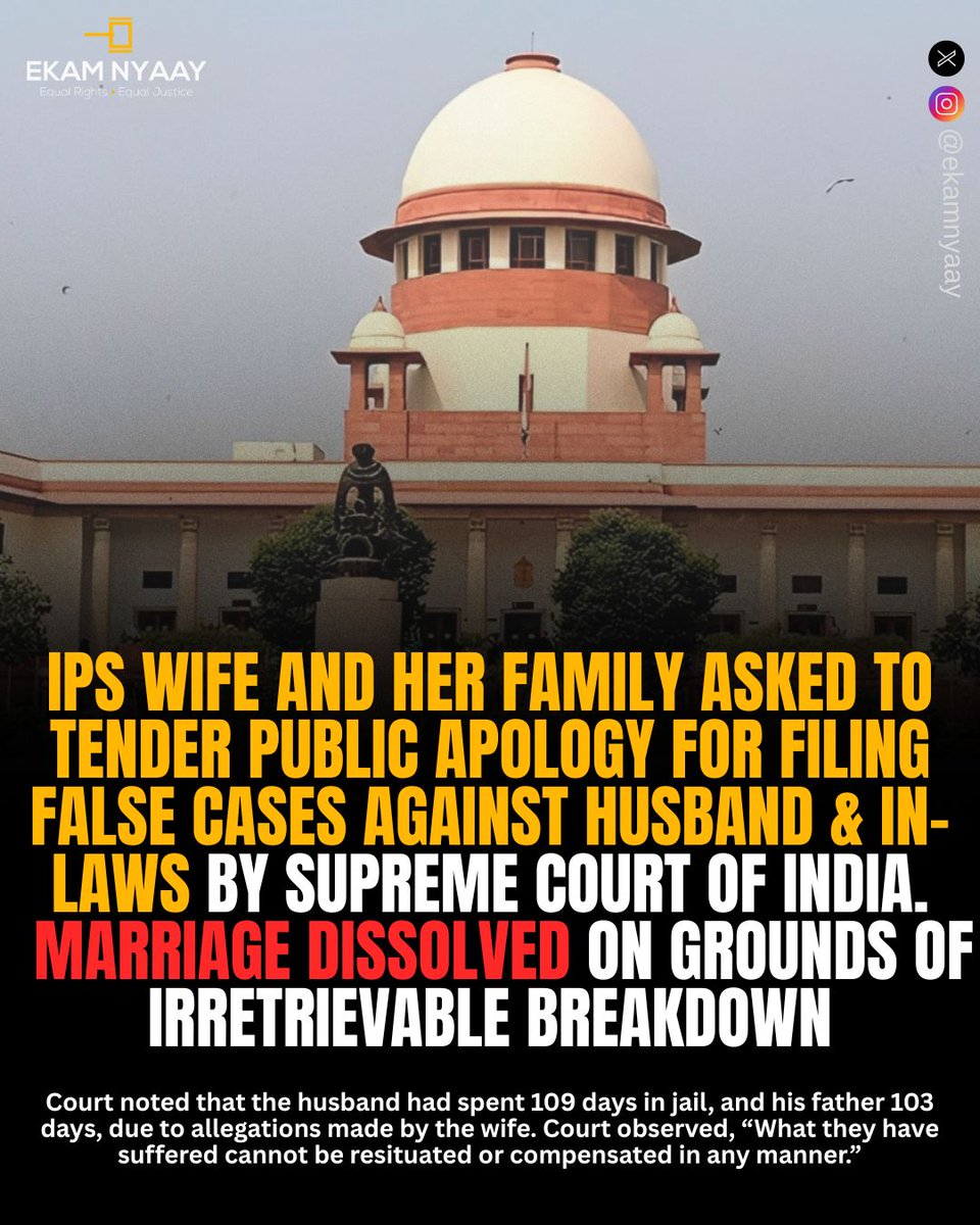DeepikaBhardwaj's tweet image. THERE WERE 30 CASES GOING ON BETWEEN HUSBAND & WIFE
WHO IS THIS IPS WIFE ?
SHIVANGI GOYAL WHO CLAIMED TO BE SURVIVOR OF DOMESTIC VIOLENCE WHEN SHE CLEARED UPSC BUT WILL HAVE TO NOW APOLOGISE FOR FILING FALSE CASES
Rape, Molestation, SC/ST Act, 498A, Attempt to Murder - she…