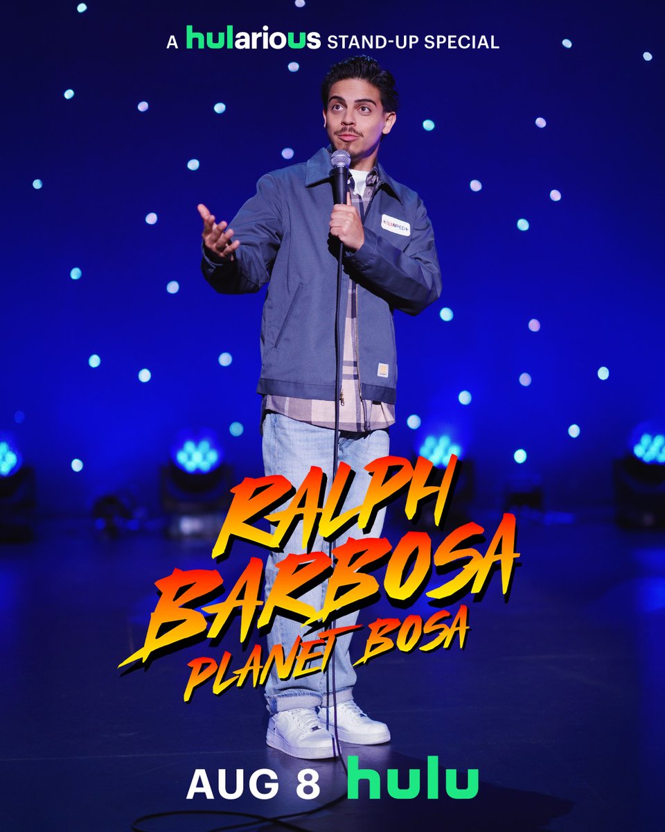 hulu's tweet image. Ralph Barbosa: Planet Bosa premieres August 8 on Hulu and with #HuluOnDisneyPlus. #Hularious
