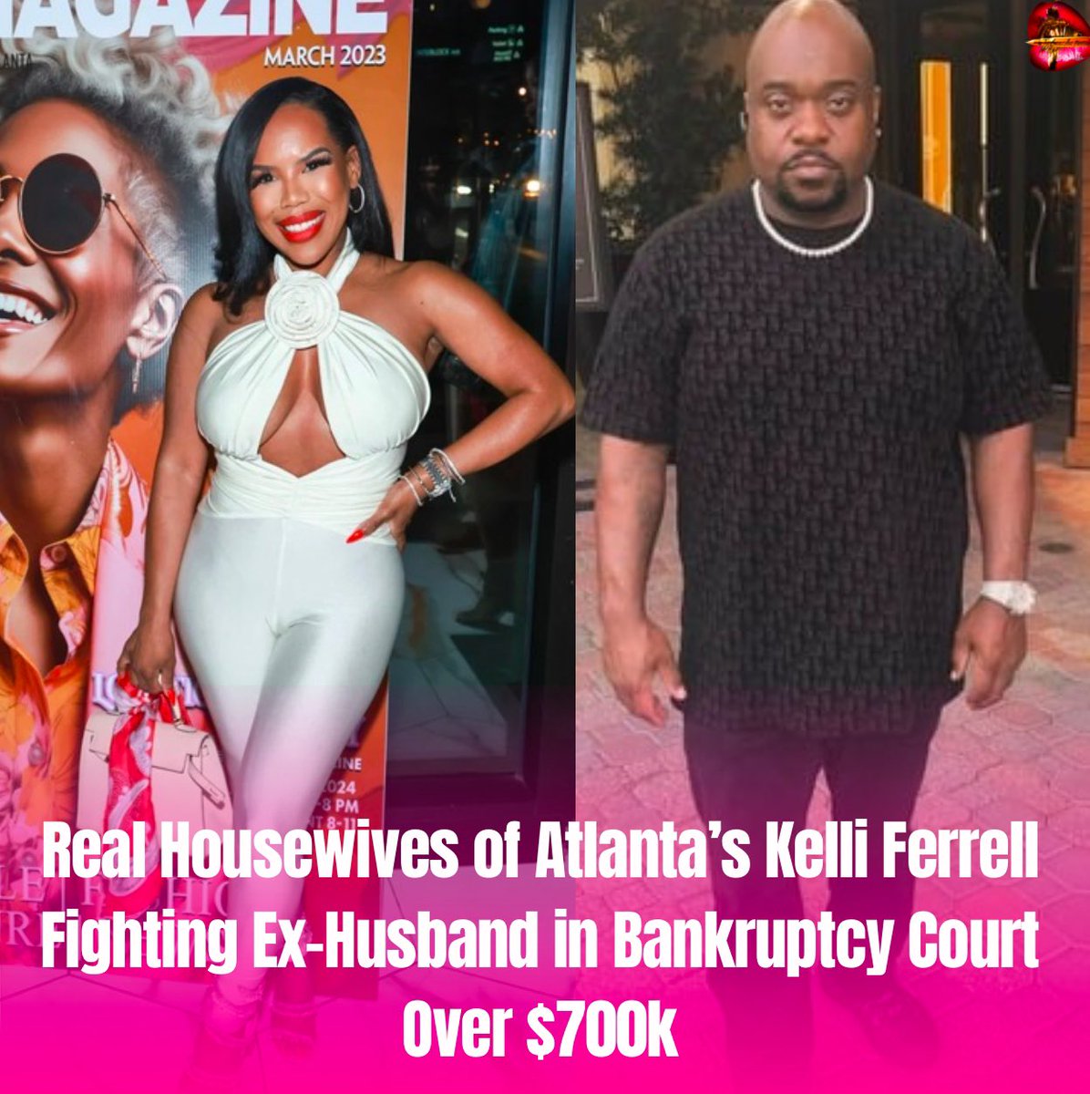 baddietvv's tweet image. Real Housewives of Atlanta’s Kelli Ferrell Fighting Ex-Husband in Bankruptcy Court Over $700k..
Kelli, 40, asked that the court not approve the repayment plan proposed by Chuvalo. She said the plan was submitted in “bad faith.” The Bravo star claimed her ex put the wrong address…