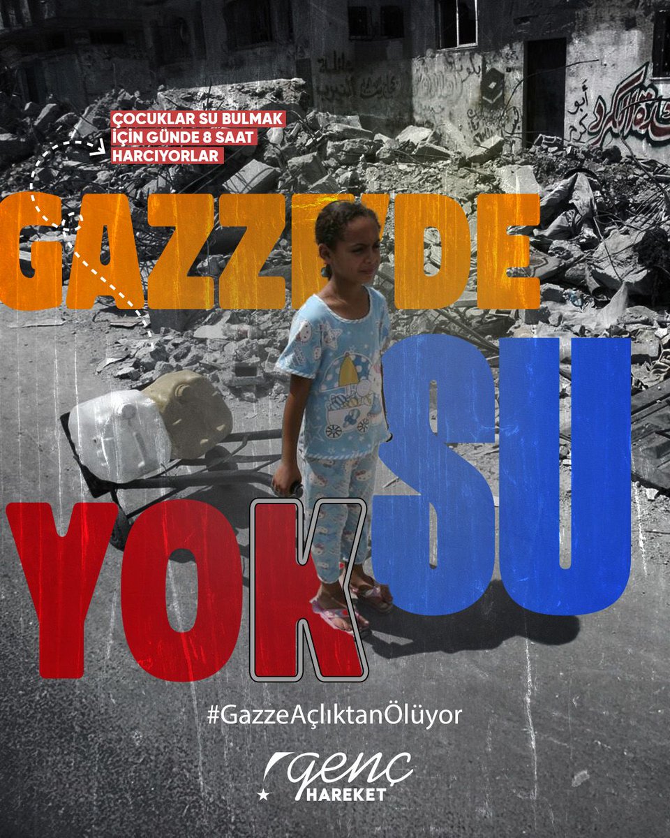 Gazze kırmızı çizgimizdir!
#GazzeAçlıktanÖlüyor