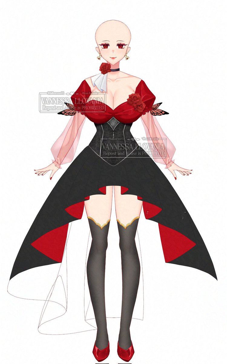 fallenrose02's tweet image. Full drawing so far
Saving hair for last.. also might re-do the eyes because I hate it
#vtuber