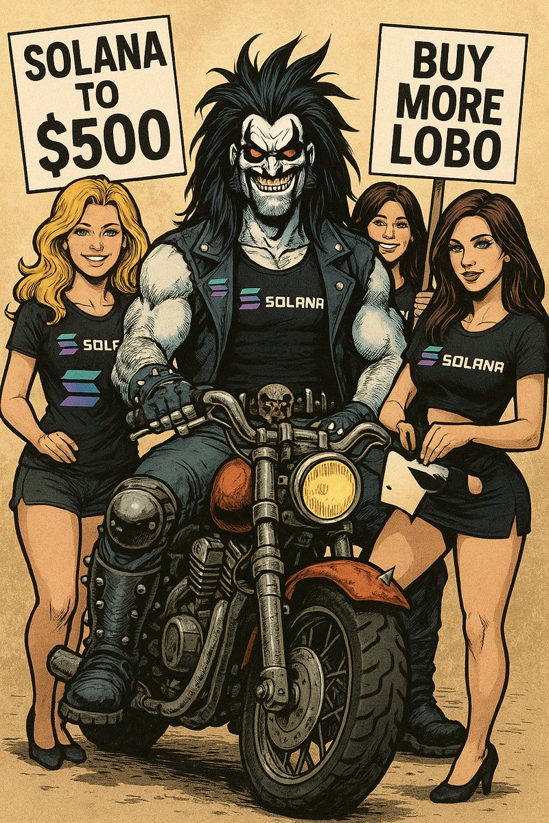 YOLO126a's tweet photo. That ain’t marketing.
That’s LOBO, a Solana shirt, and 3 women screaming “$500 SOON.”
$LOBO runs on chaos and charisma.
CA: 7Uyf9YqAgRWFk86HAC9sVTsERwwrHiALPLzwAQNcpump
#LOBOtoken #MainManTakeover https://t.co/iFzJcpp8Wl