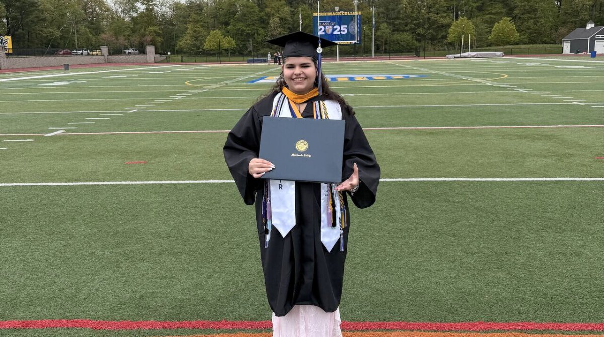 Meet Marissa Pacheco ’25! She's headed to the Massachusetts College of Pharmacy and Health Sciences to pursue an accelerated doctorate of pharmacy! She was unsure of her career path when starting college, but the opportunities she encountered led her to her passion.