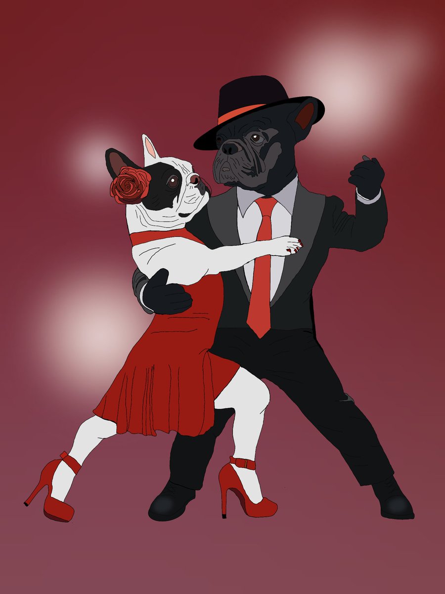 BulldogWorldNFT's tweet image. 🐶🐾Bulldogs dancing tango showcase fire in their hearts and finesse in every step. 
#Bulldogs #TangoDance #Passion #NFTArt #CryptoArt #DigitalArt #DanceVibes #ArtCollectible #BulldogLove #NFTCommunity #ElegantDance #StylishArt #BulldogNFT #DanceArt #BulldogWorldNFT