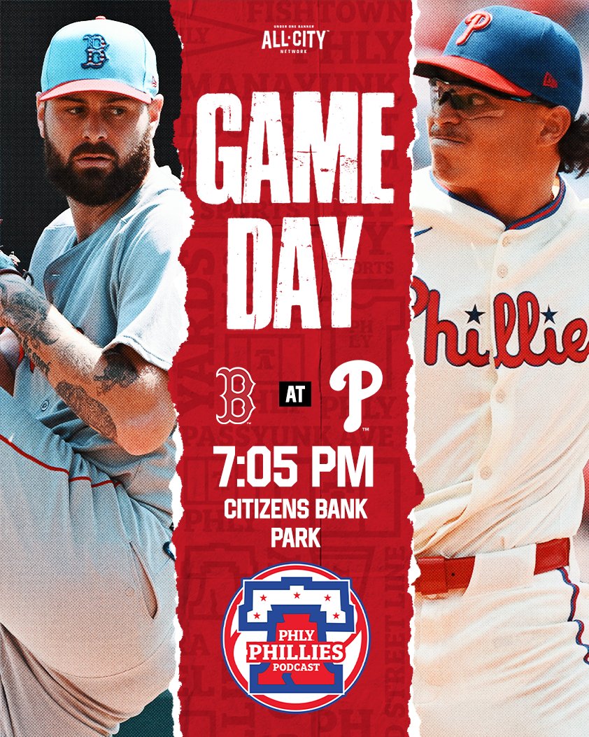 PHLY_Phillies's tweet image. Phils look for the 3 game sweep of the Red Sox, as they send Jesus Luzardo to the mound in the series finale
Game 102 Luzardo vs Giolito
7:05pm first pitch