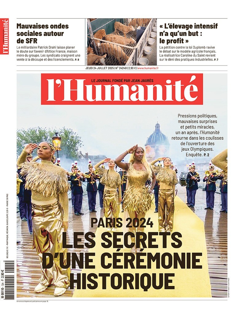 humanite_fr's tweet image. L’Humanité du 24 juillet
Paris 2024 : les secrets d'une cérémonie historique
📰 humanite.fr