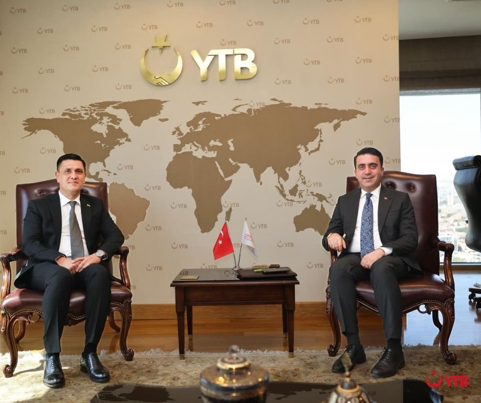 yurtdisiturkler's tweet image. YTB Başkanı @haditurus, Kuzey Kıbrıs Türk Cumhuriyeti’nin Ankara Büyükelçisi İsmet Korukoğlu ve Türkmenistan’ın Ankara Büyükelçisi Mekan Ishanguliyev ile bir araya geldi.