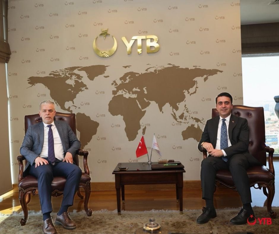 yurtdisiturkler's tweet image. YTB Başkanı @haditurus, Kuzey Kıbrıs Türk Cumhuriyeti’nin Ankara Büyükelçisi İsmet Korukoğlu ve Türkmenistan’ın Ankara Büyükelçisi Mekan Ishanguliyev ile bir araya geldi.
