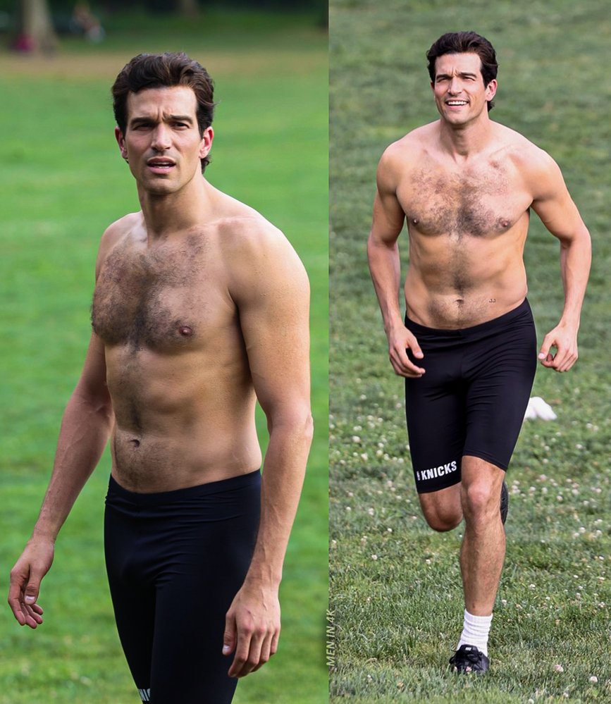 Paul Kelly as JFK Jr. filming Ryan Murphy's 'American Love Story' at Central Park