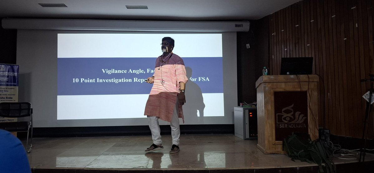 iiserkol's tweet image. IISER Kolkata organized Vigilance Awareness Workshop on 23rd July 2025.
Chief Guest &amp;amp; Speaker:  Shri Sauranshu Sinha, Deputy Secretary (Vigilance), Ministry of Education, Govt. of India. 

@EduMinOfIndia 
@PTI_News
@PIB_India 
@skkhare781 
@priyank_june