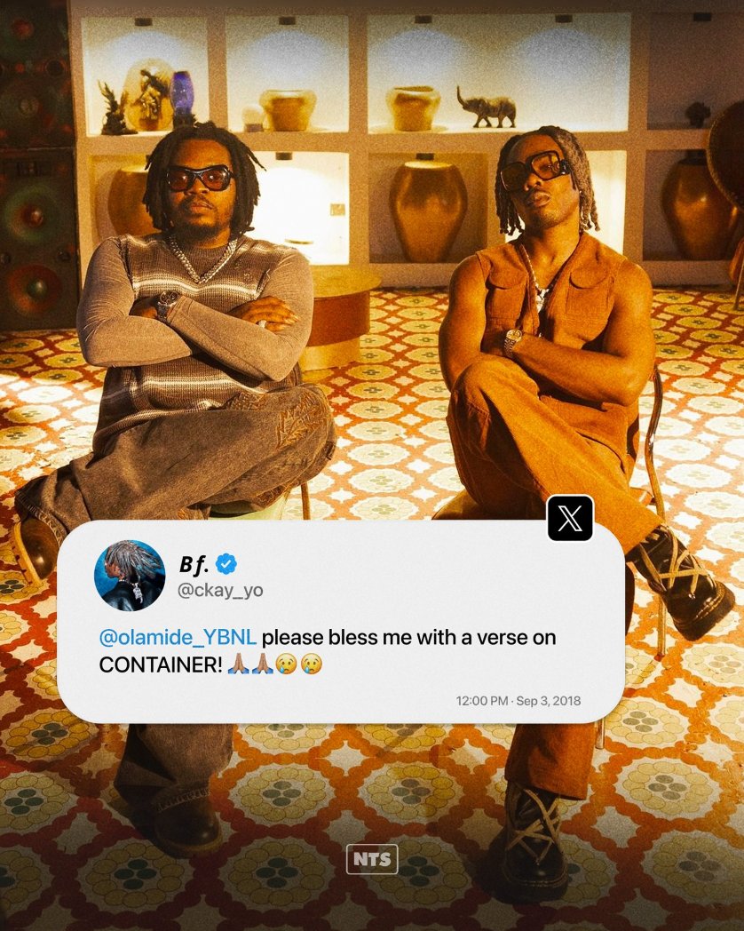 SnehQueenBee's tweet image. Ckay and Olamide β Wahala has surpassed 43 million streams on Spotify. π₯π