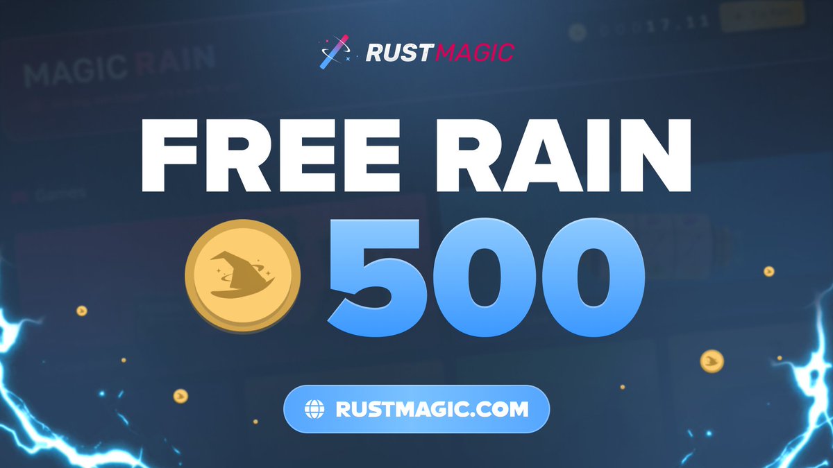 It is raining magic ! 🪄