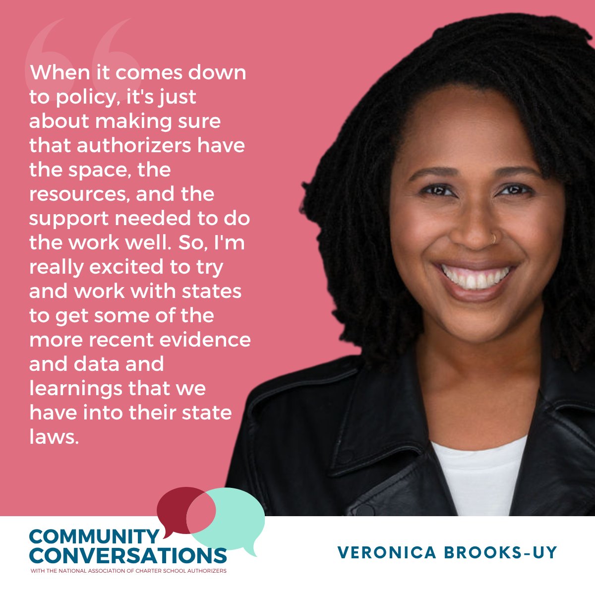 NACSA (@qualitycharters) on Twitter photo The wait is over—season 3 of Community Conversations with NACSA is here! NACSA leaders David Greenberg and Veronica Brooks-Uy dive deep into challenges facing authorizers today and NACSA’s plan to equip them with the knowledge, resources, and tools to face those challenges.
Join The wait is over—season 3 of Community Conversations with NACSA is here! NACSA leaders David Greenberg and Veronica Brooks-Uy dive deep into challenges facing authorizers today and NACSA’s plan to equip them with the knowledge, resources, and tools to face those challenges.
Join