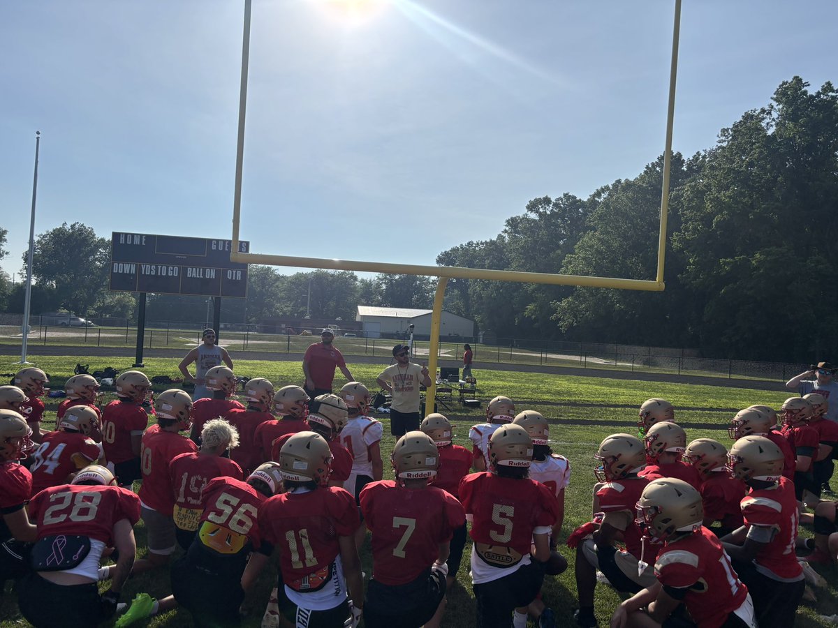 Thank you to Chesterton for a great scrimmage yesterday! #TraditionNeverGraduates