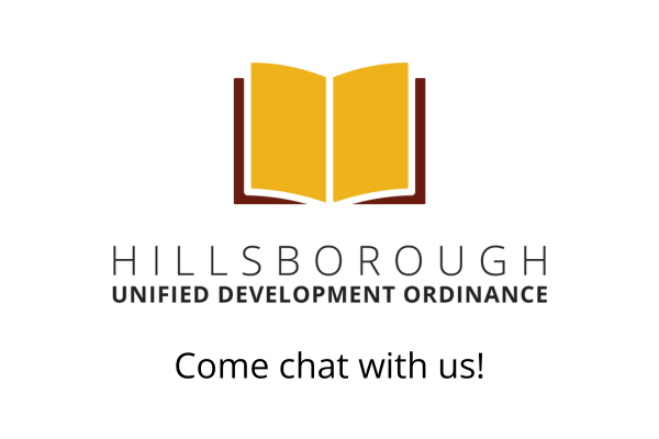 Tomorrow, you can chat with the consultants facilitating the town's unified development ordinance rewrite project. The first event will start at 10 a.m. near Weaver Street Market. The second event will start around noon in West Hillsborough.

Learn more at hillsboroughnc.gov/ordinance-rewr…