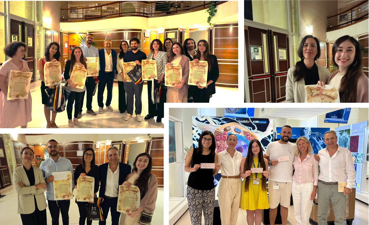 Loretta L. del Mercato (@lorettamercato) on Twitter photo 🎉 Proud of our team! Congrats #HelenaIuele for winning the Research Prize in Biosensors Applied to Medicine, awarded by Cultura e Sapere Association and supported by Rotary Club Lecce Sud.
A well-deserved recognition of talent, passion and dedication!
<a href="/CNRsocial_/">CNR Consiglio Nazionale delle Ricerche</a> <a href="/CnrNanotec/">Cnr Nanotec</a> 🎉 Proud of our team! Congrats #HelenaIuele for winning the Research Prize in Biosensors Applied to Medicine, awarded by Cultura e Sapere Association and supported by Rotary Club Lecce Sud.
A well-deserved recognition of talent, passion and dedication!
<a href="/CNRsocial_/">CNR Consiglio Nazionale delle Ricerche</a> <a href="/CnrNanotec/">Cnr Nanotec</a>