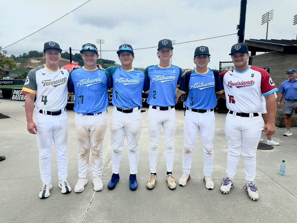 Good luck to 2027 Future Stars Sox:

(Left to Right)

Stephen Bobo
Brue Milner
Charlie Taafe
Dalton Dardin
Eli Quinley
Koa Romero