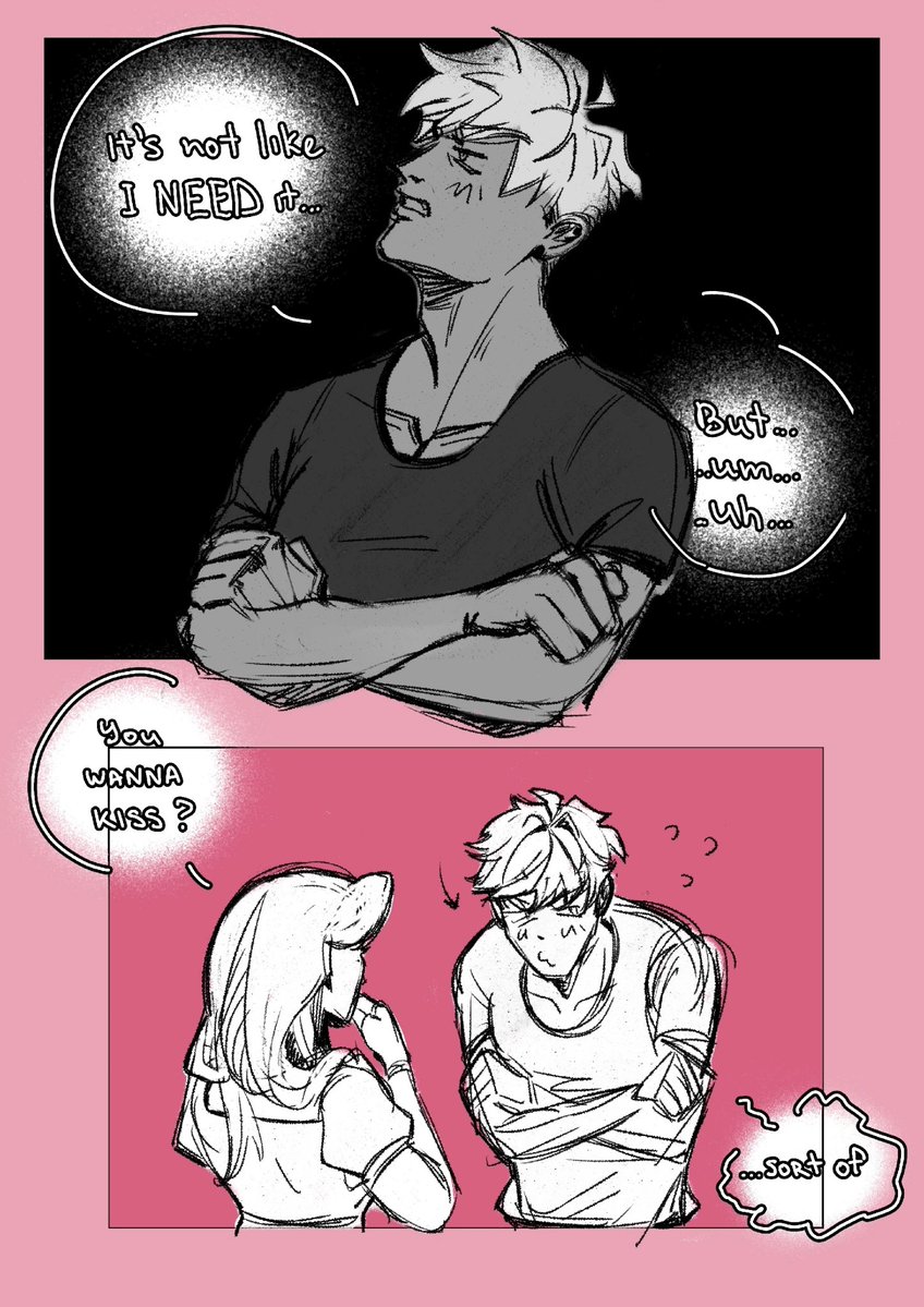 Viernian's tweet image. &quot;I wanna a kiss&quot;

#obeyme #obeymefanart #obeymemc #obeymemammon