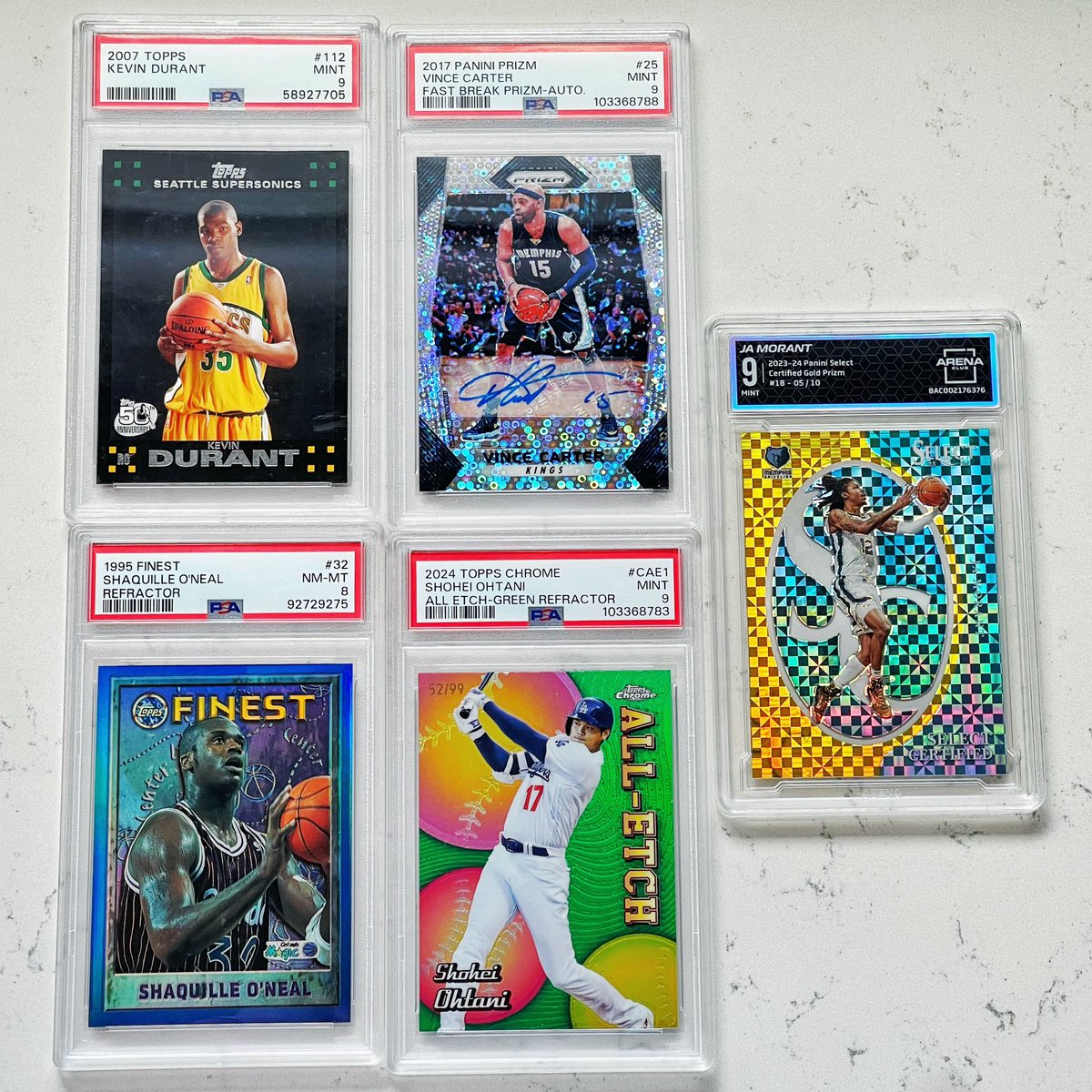 Small summer slab sale if anyone is interested in anything! Ja /10, Ohtani /99