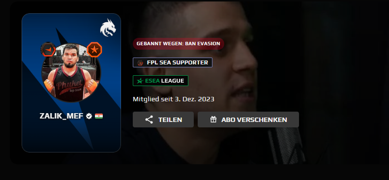 so now after letting them finish the qualifier they ban one guy for ban evasion  🤡🤡🤡